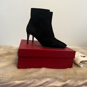 Salvatore Ferragamo Black Heeled Boots